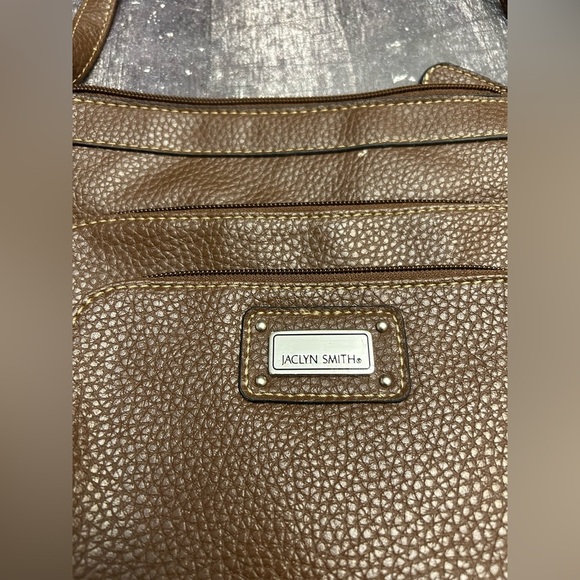 Jaclyn Smith Pebbled Brown Handbag - Picture 2 of 6